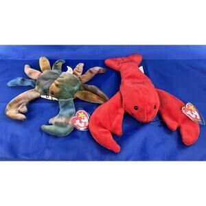 Ty Beanie Babies Bundle (2pcs) Claude And Pinchers